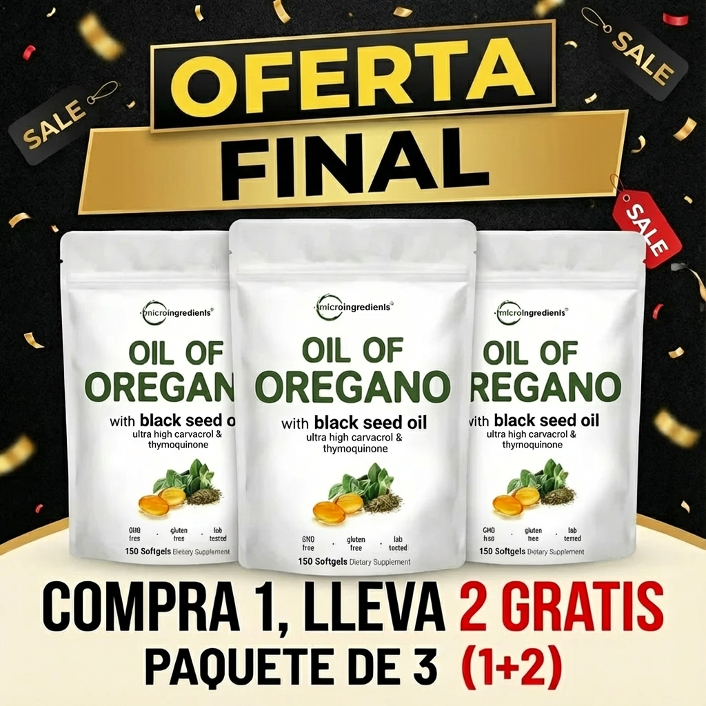 Aceite de Orégano + Semilla Negra